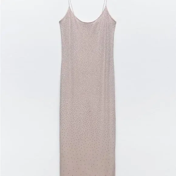 ZARA RHINESTONE TULLE DRESS - Picture 14 of 15